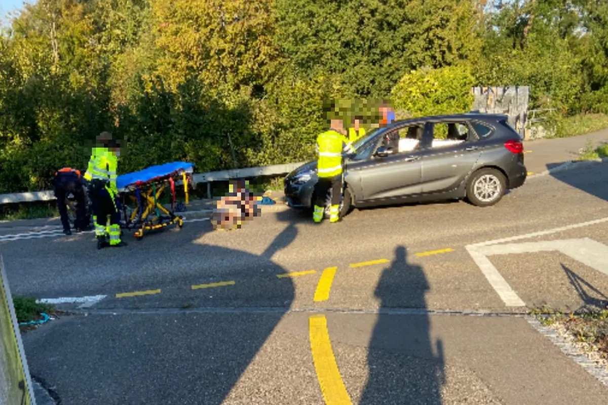 Unfall Muttenz BL - E-Bike Fahrer schwer verletzt