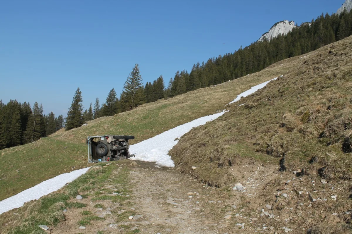 Weissbad AI - Unfall mit Geländewagen
