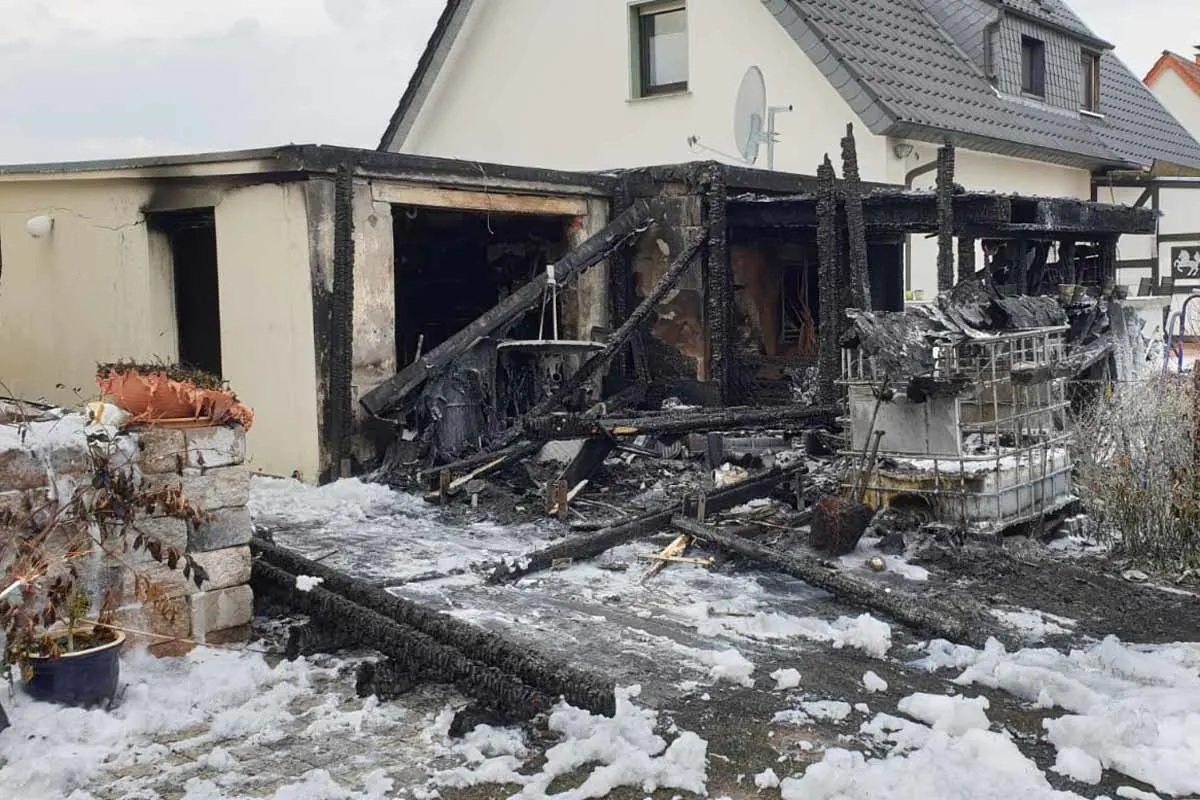 Ahlen -  Wohnhausbrand