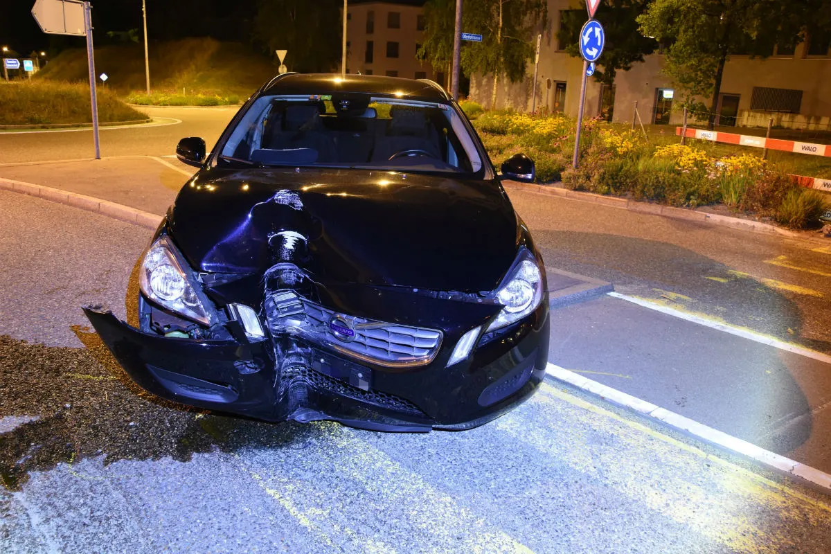 Wittenbach SG - Selbstunfall unter Alkoholeinfluss