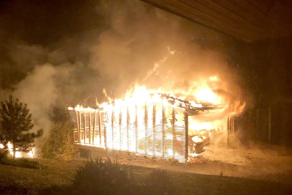Pfyn TG - Das Mehrfamilienhaus wurde komplett zerstört