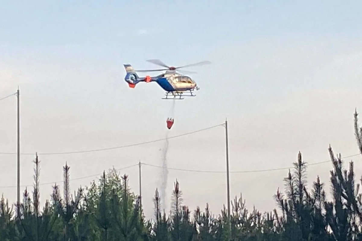 Enkenbach-Alsenborn – Brand in ehemaligen US-Munitionsdepots