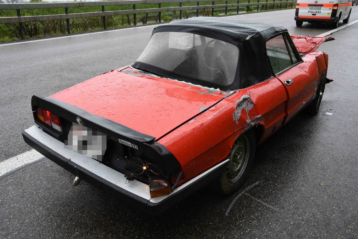 Rorschacherberg SG - Auffahrunfall auf der Autobahn