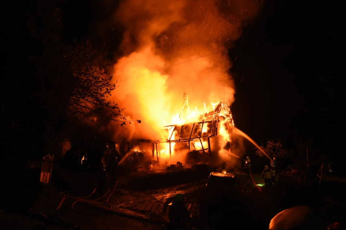 Hausbrand in Schwendi im Weisstannental SG - Familie kann sich retten - Hund verletzt 