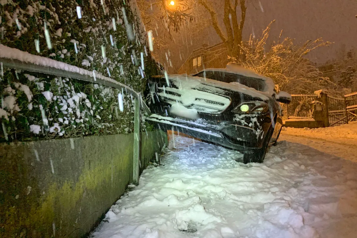 Kanton Luzern – 600 Notrufe wegen Schneechaos bei Polizei eingegangen