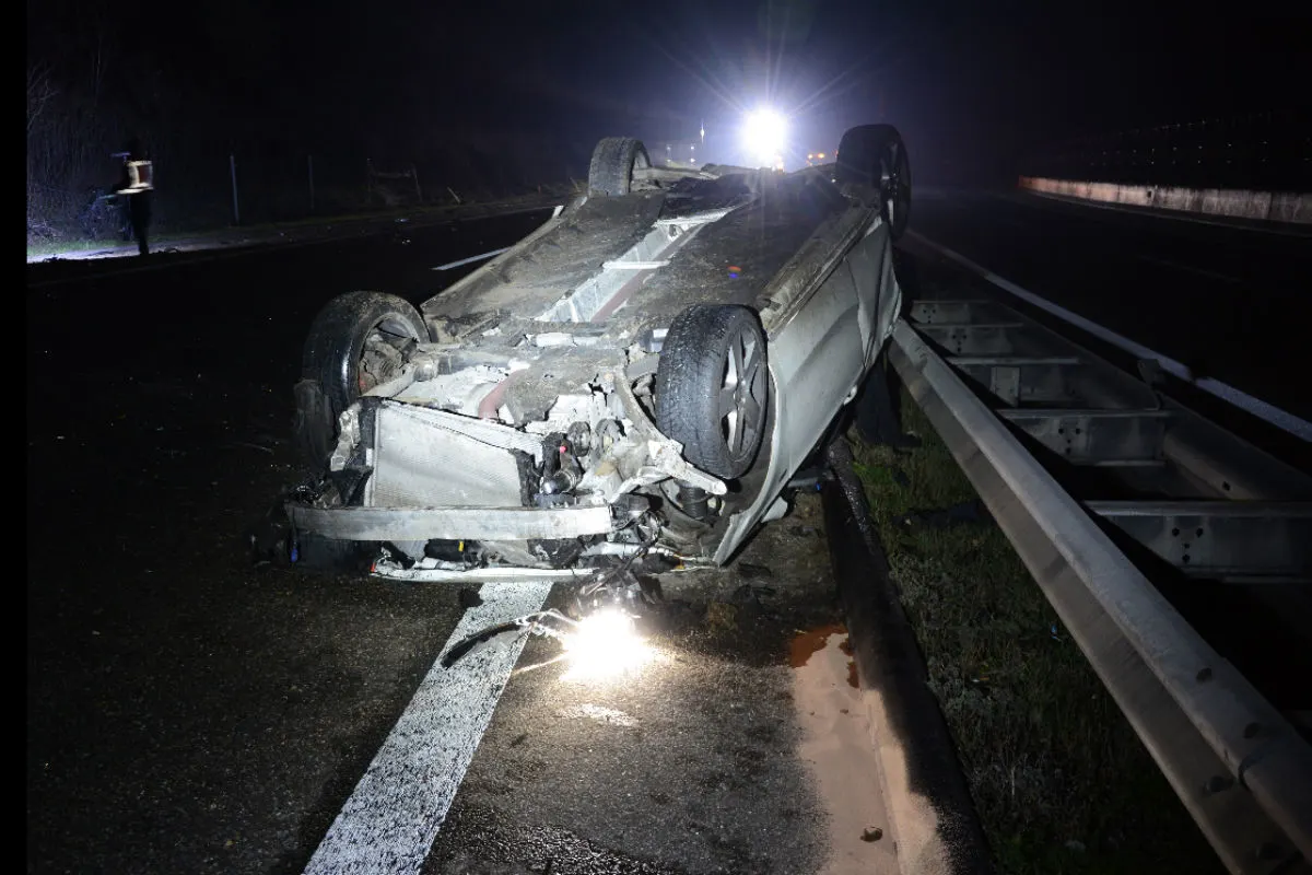 Giebenach BL - Autobahn A2 nach Selbstunfall gesperrt – eine Person verletzt