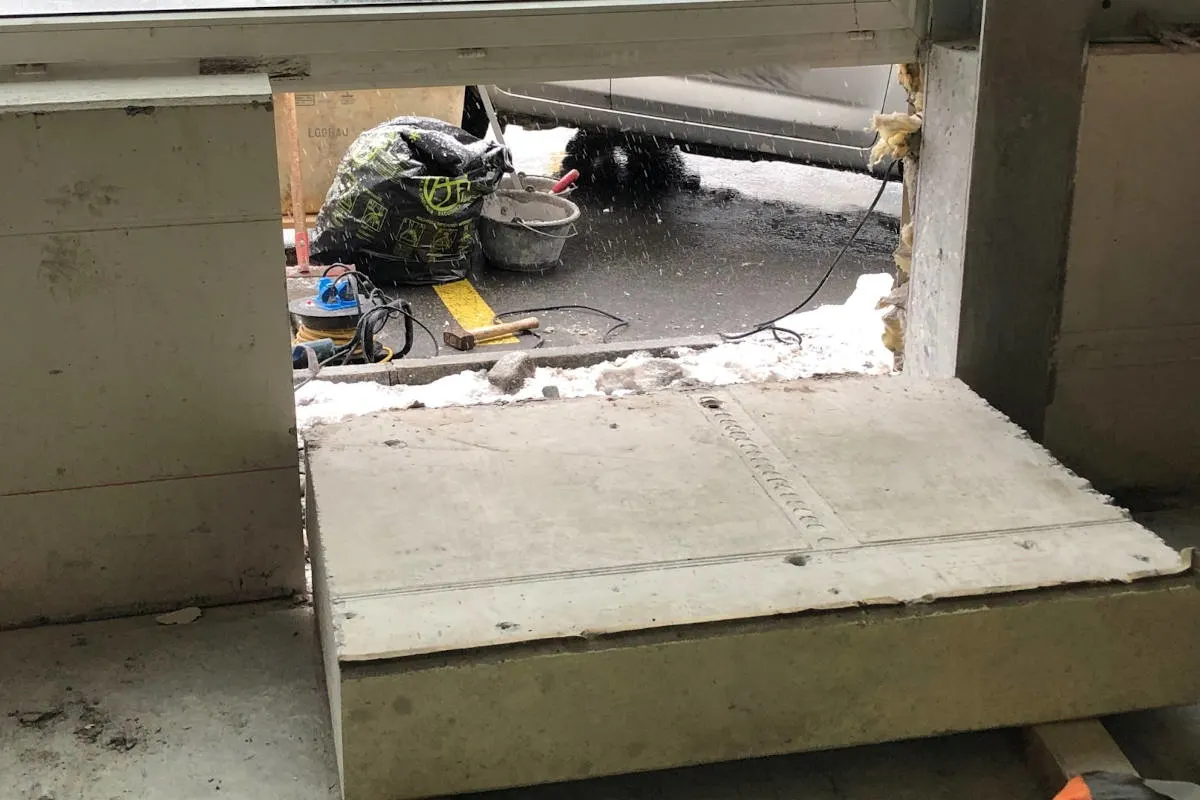 Arbeitsunfall in Malans GR – Mann durch eine Betonplatte eingeklemmt