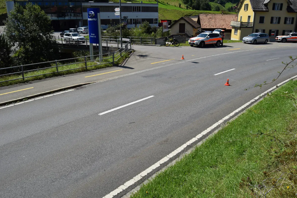 Gais AR – Kollision zwischen Auto und Elektrofahrrad