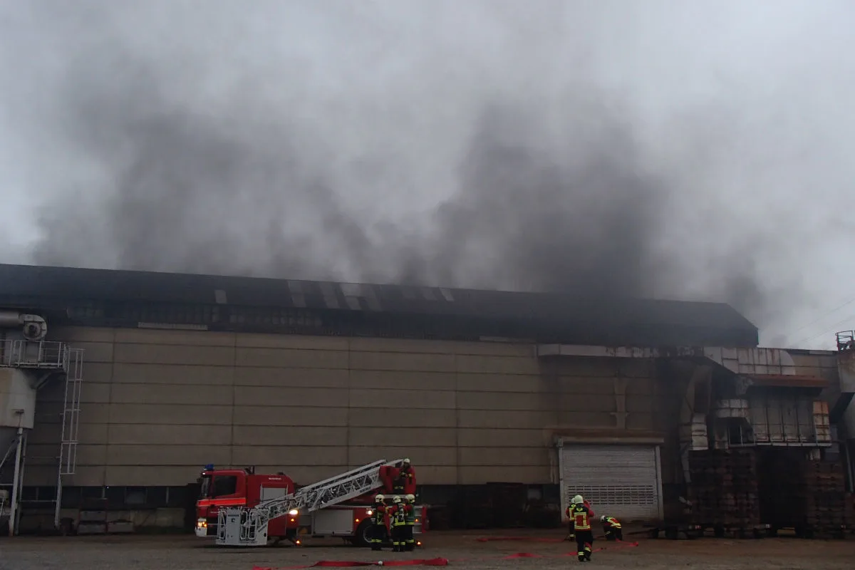 Schafisheim AG - Brand in Giesserei 