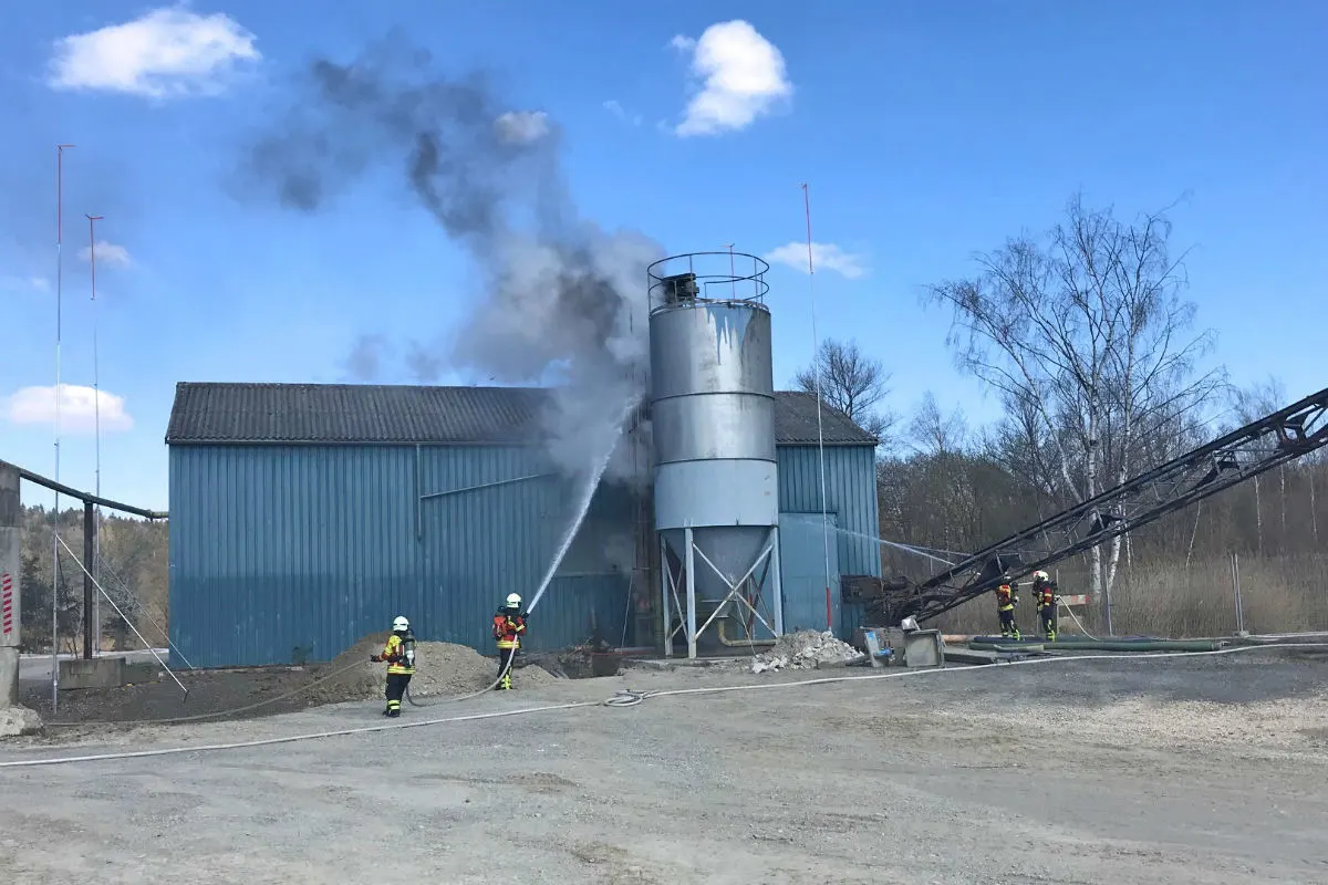 Aadorf TG - Brand in Silo