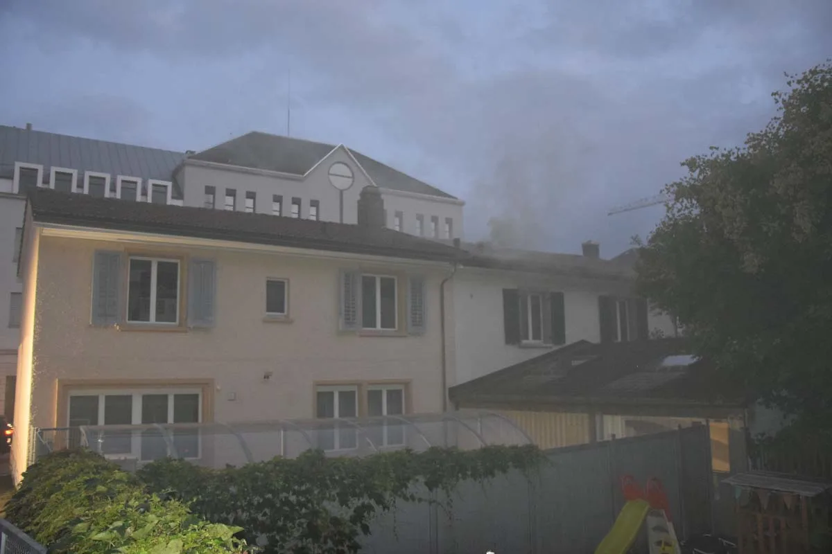 Solothurn - Brand mit starker Rauchentwicklung in Geschäftsliegenschaft