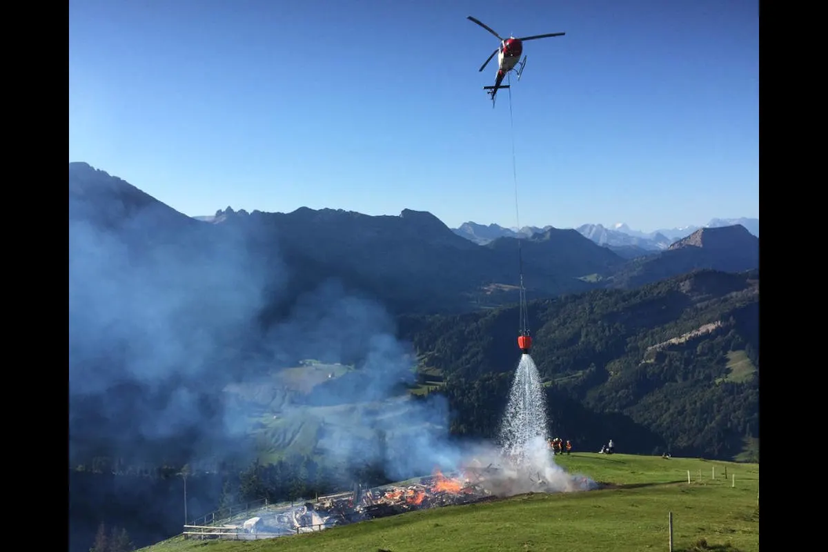 Urnäsch AR - Alpgebäude abgebrannt