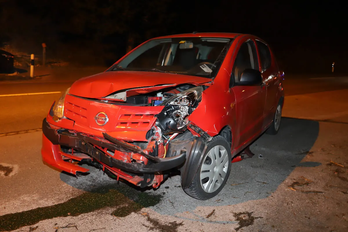 Unfall in St.Gallen – Heftigen Selbstunfall verursacht