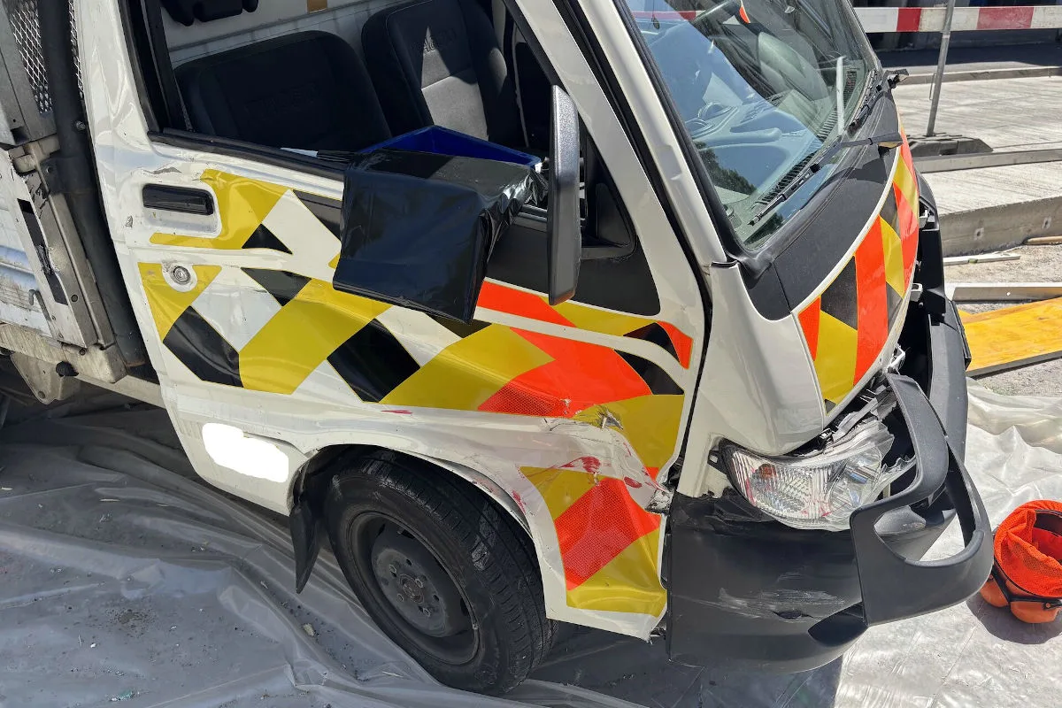 Unfall in Schaffhausen SH – Auto kollidiert mit Bauarbeiter
