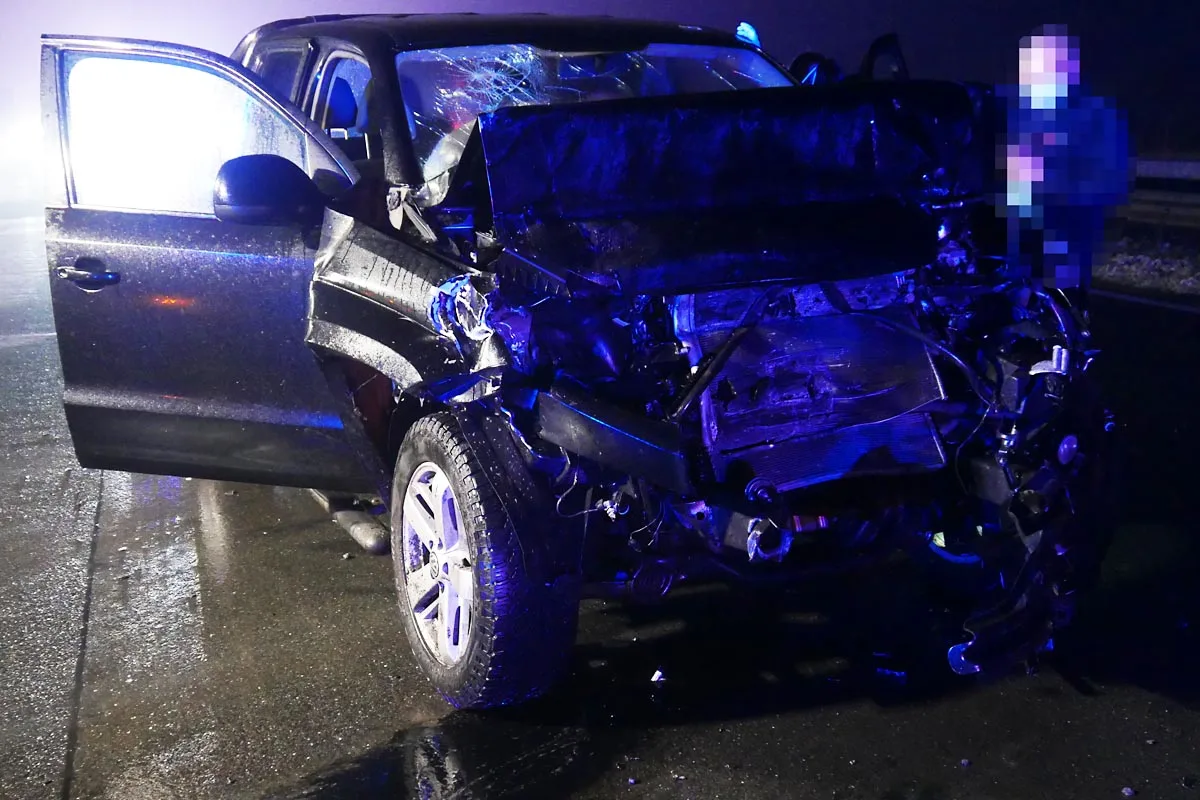 Stellheide - Auto fuhr auf Lkw auf