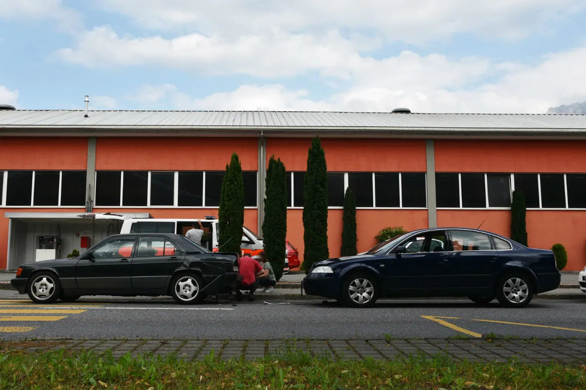 Bendern FL - Verletzte Person nach Auffahrkollision