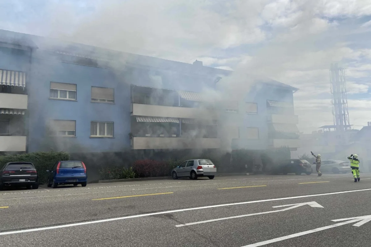Brand in Turgi AG  - Brandstiftung in Mehrfamilienhaus kann nicht ausgeschlossen werden