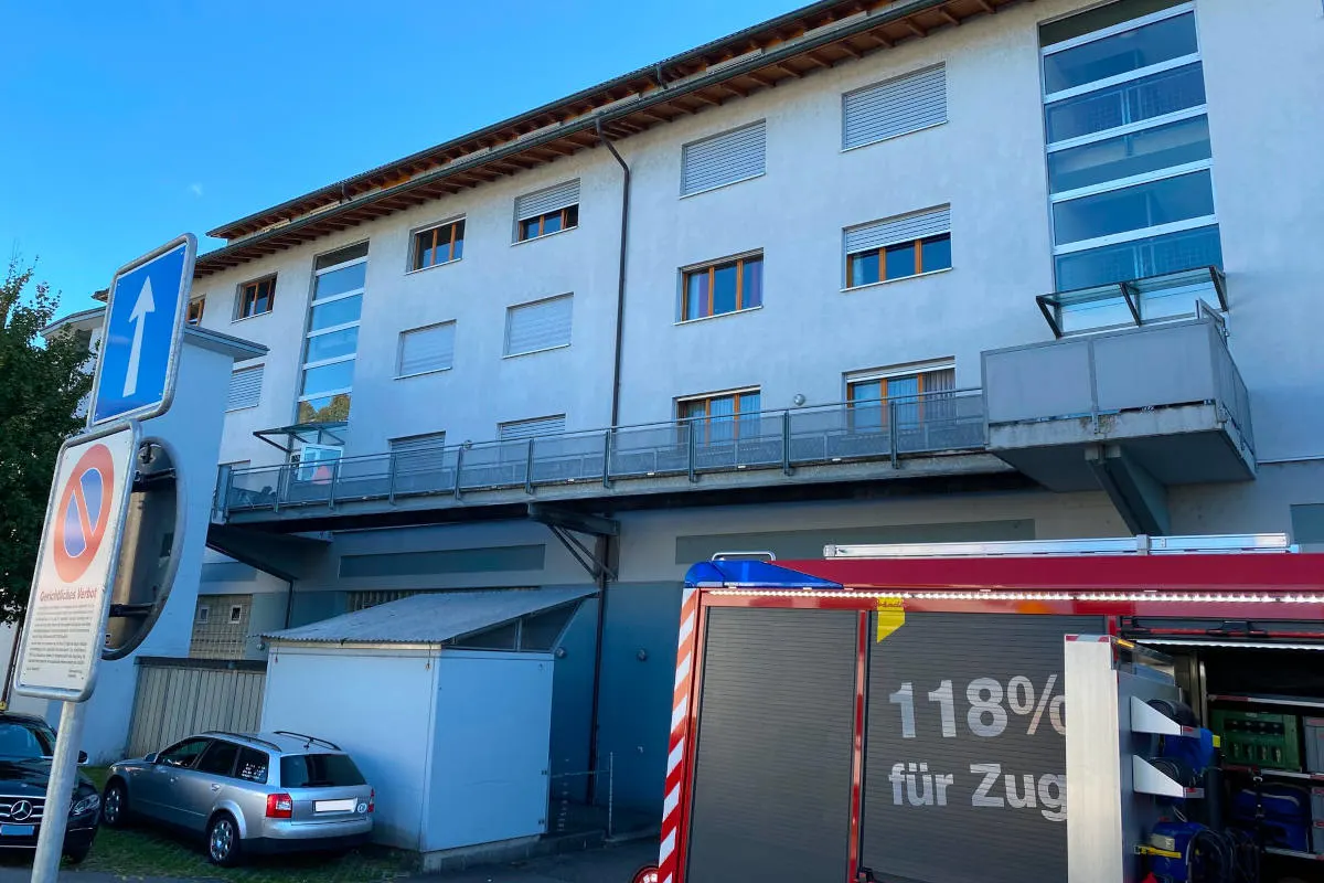 Stadt Zug – Kaputte Küche nach Brand
