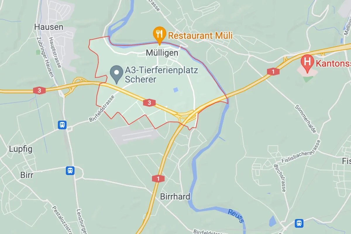 Mülligen AG - 7-jähriges  Kind nach Bootsunfall verschwunden