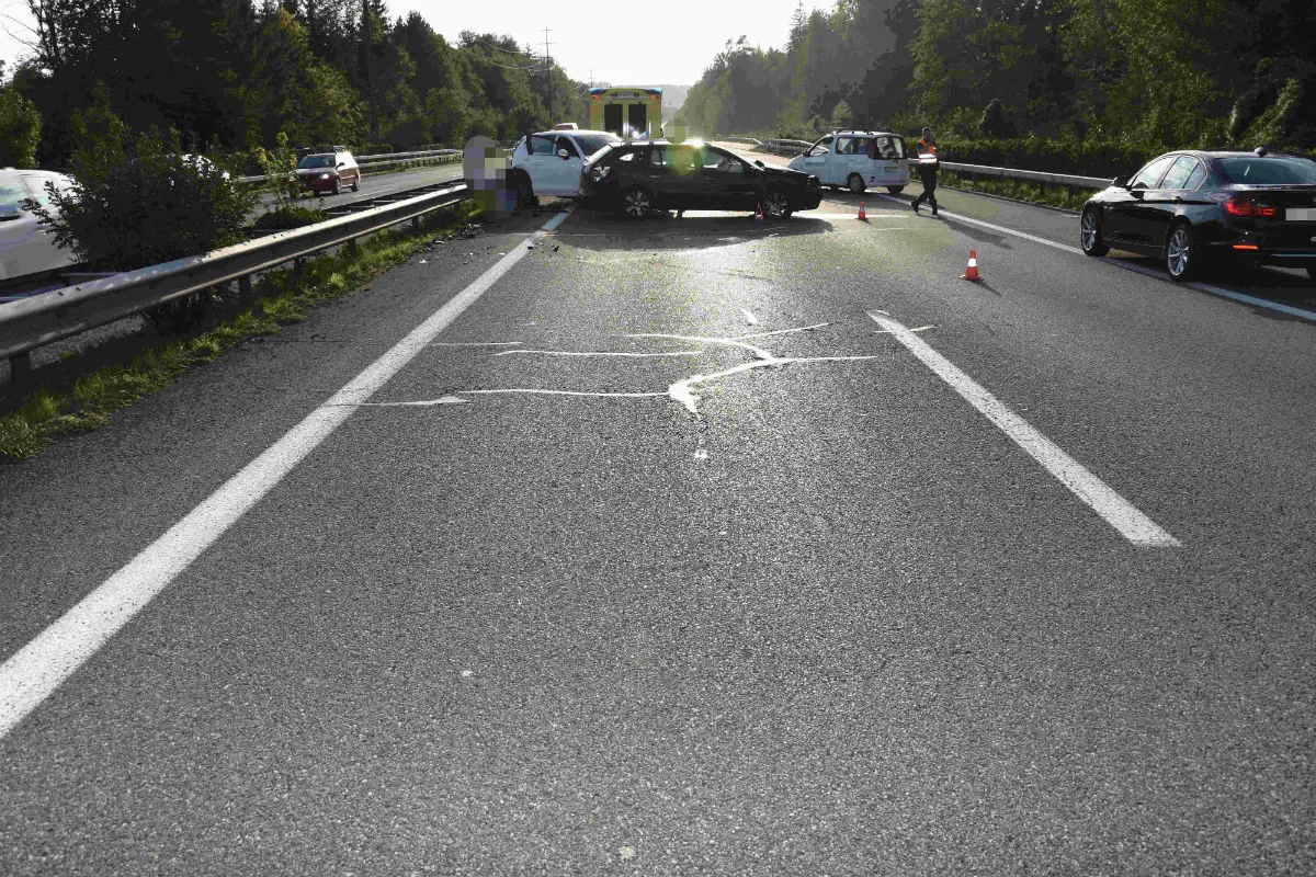Züberwangen SG - Ausweichmanöver misslungen