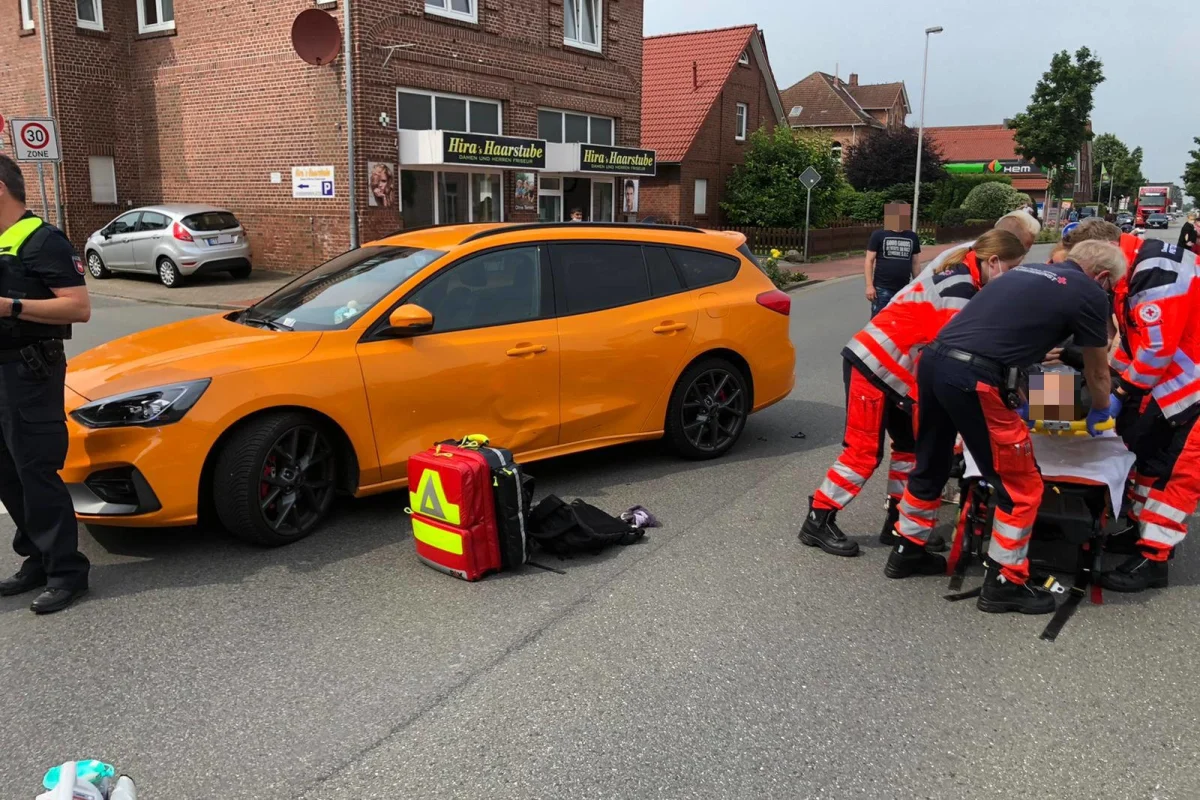 Jork – 25-jähriger Motorradfahrer bei Unfall schwer verletzt