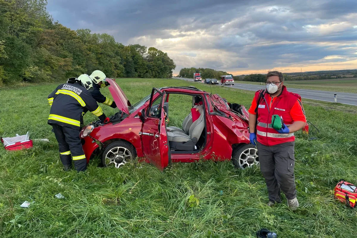 Bezirk Bruck an der Leitha – Unfall fordert schwer verletzten Mann