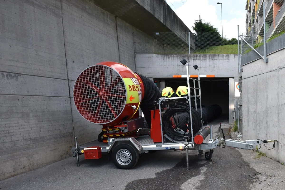 Laax GR - Evakuation wegen Rauchentwicklung