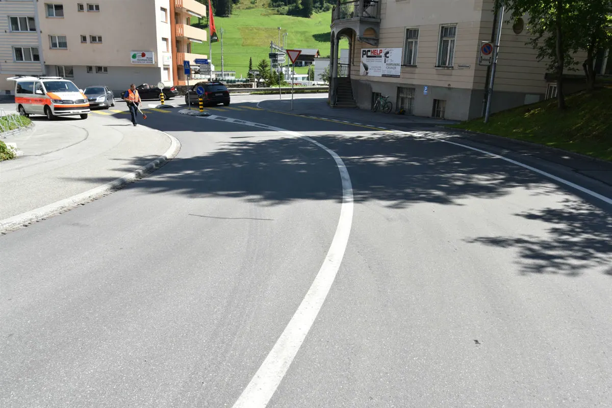 Davos, Landquart und Preda GR - Diverse  Fahrradunfälle