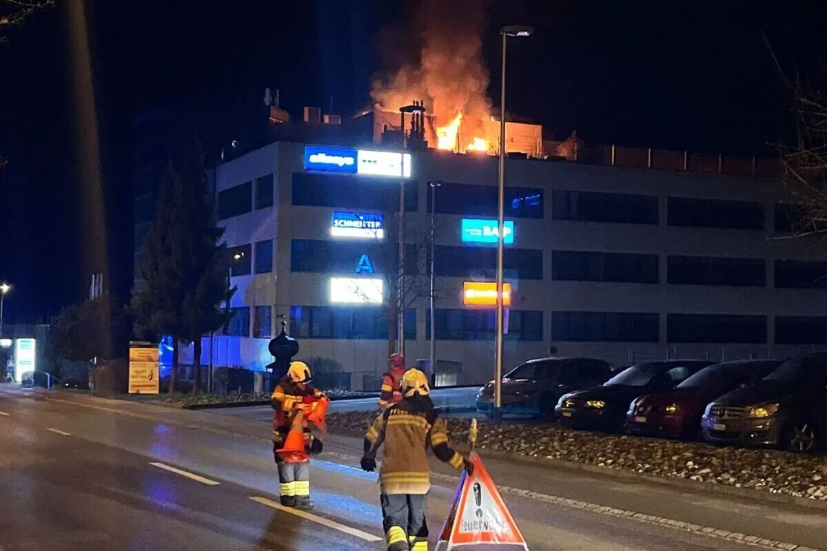 Langendorf SO - Mann bei Brand erheblich verletzt 