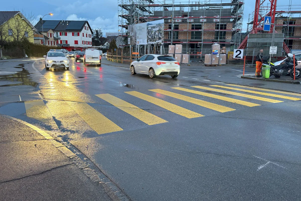 Flawil SG – Unfall auf Fussgängerstreifen