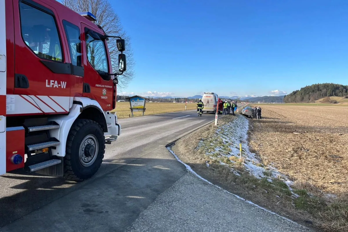 Tainach – Lenker verweigert Untersuchung nach Unfall