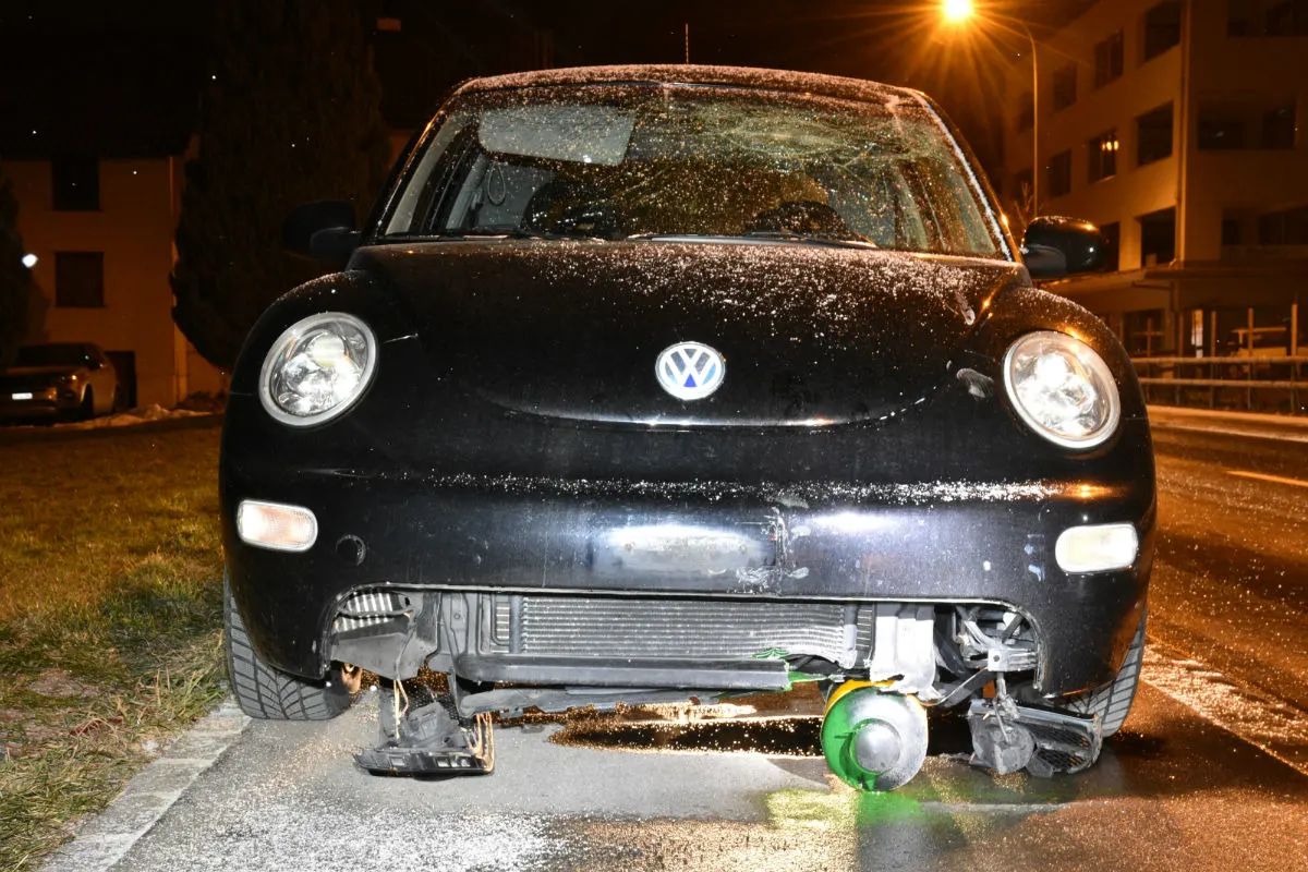 Eschen/Mauren FL - Selbstunfälle in nicht fahrfähigem Zustand