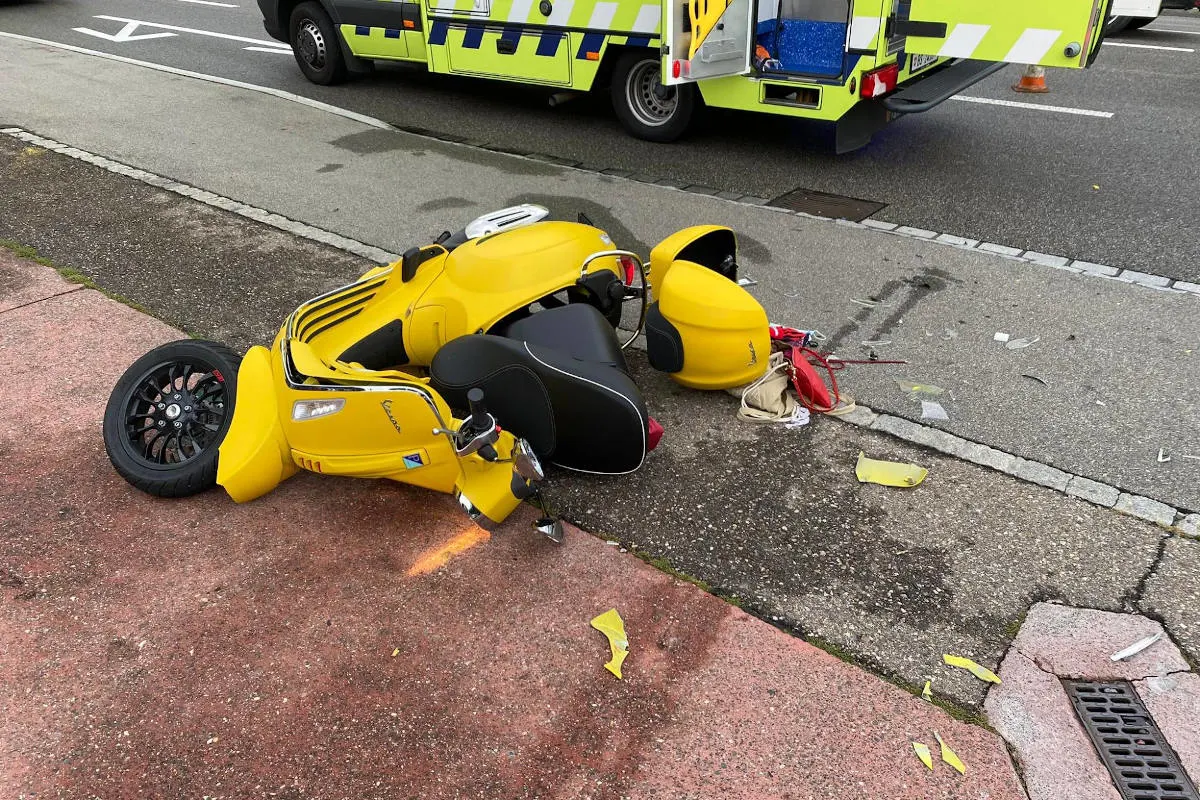 Tragischer Unfall Muttenz BL – Kollision zwischen Personenwagen und Motorrad – zwei Personen verletzt