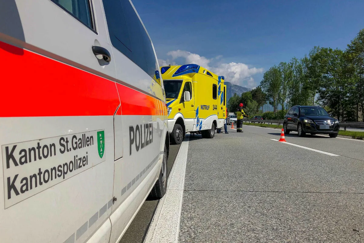 Buchs SG - Gaffer-Kontrolle anlässlich Feuerwehr-Übung