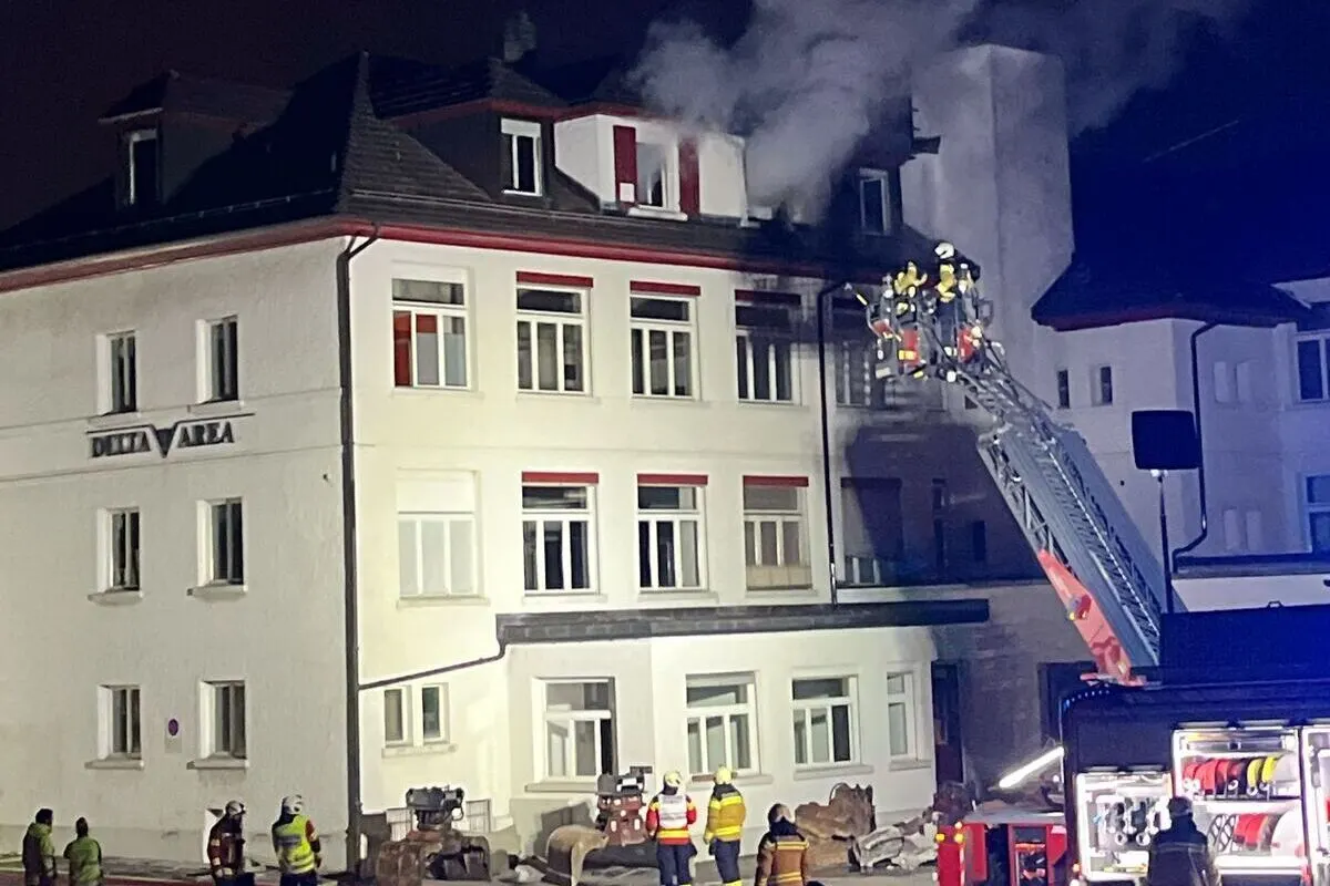 Langendorf SO – Erneuter Brand im Delta-Areal