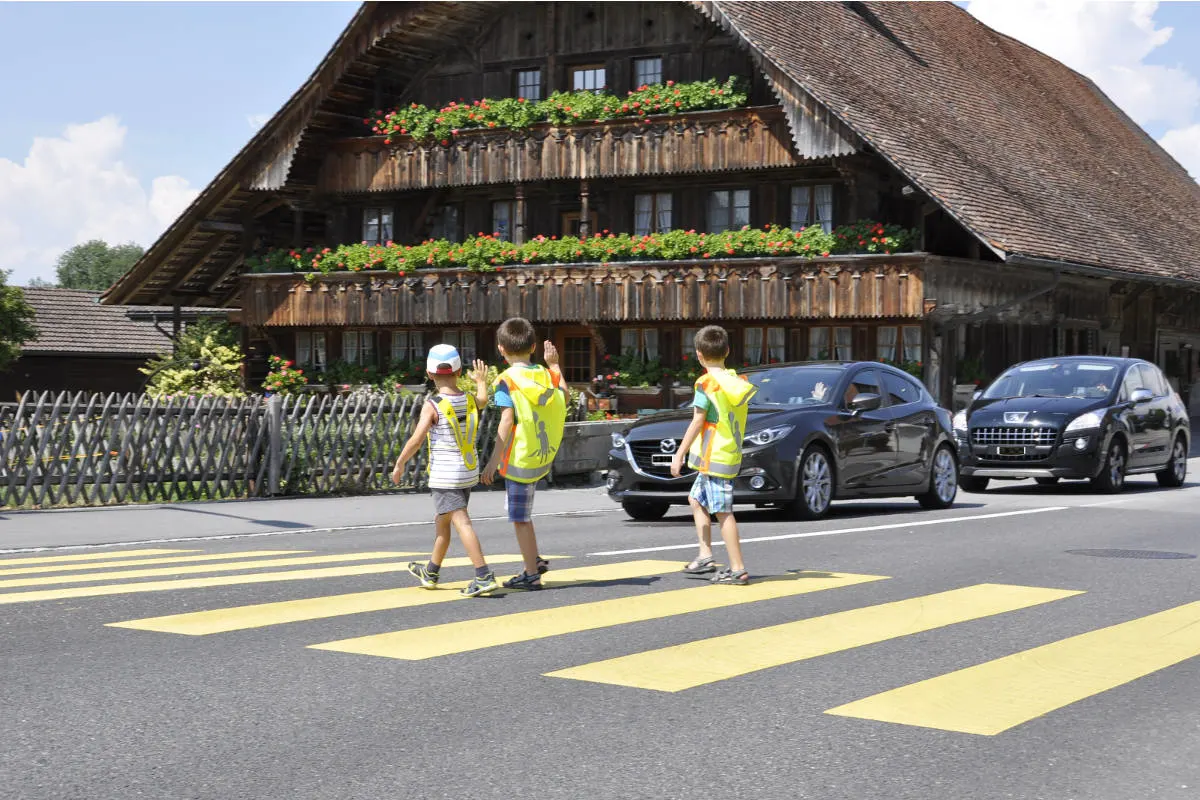 Kanton Freiburg  FR - Schulanfang im 