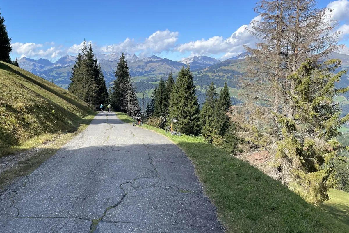 Fideris GR – Unfall mit Bikeboard