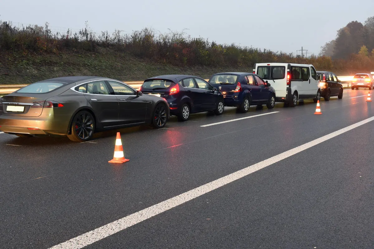 A2 / Sempach LU - Zwei Auffahrkollisionen auf der Autobahn 