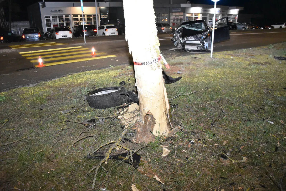 Bellach SO – Selbstunfall unter Drogen- und Alkoholeinfluss