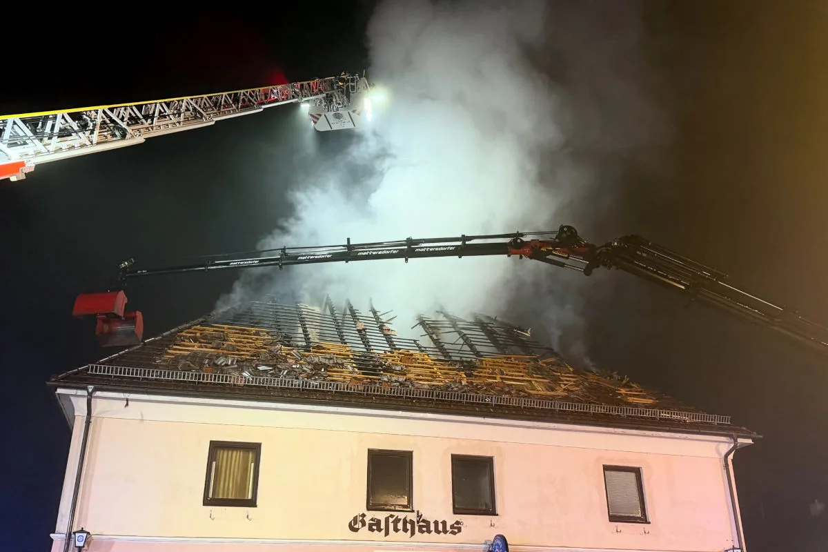 St. Michael am Zollfeld – Dachstuhl von Wohnhaus in Brand
