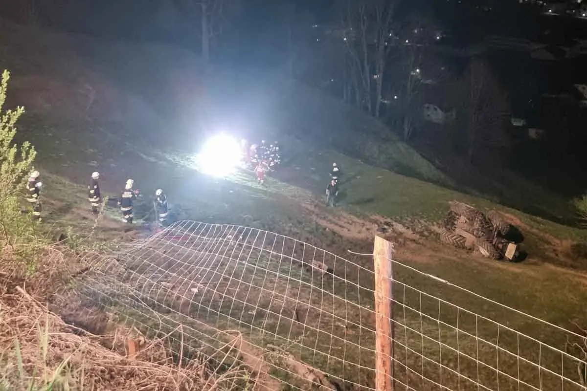 Strassburg - Traktor mehrmals überschlagen 