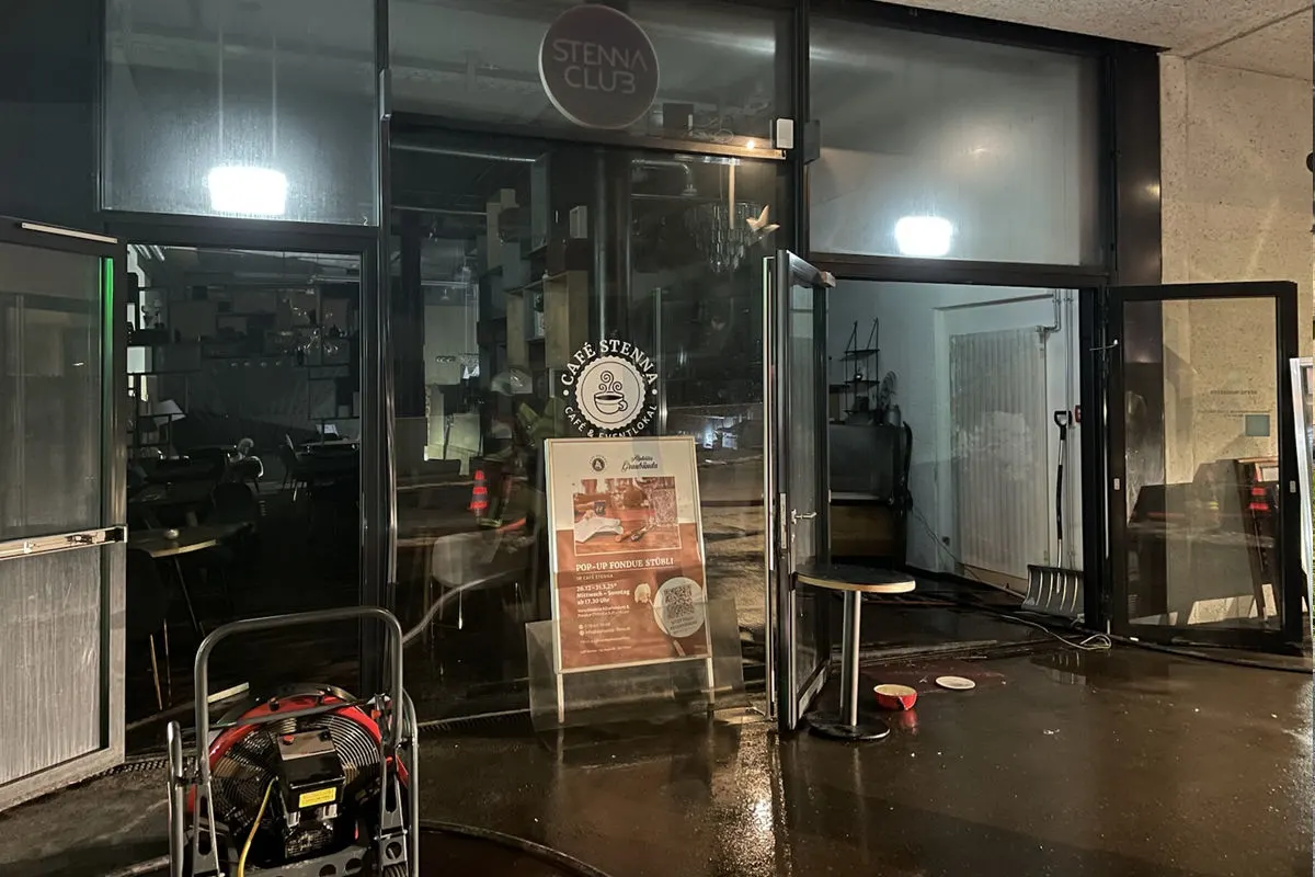 Flims GR – Brand in Einkaufszentrum