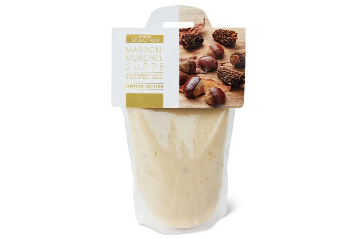 Warnung - Die Migros ruft die «Sélection Marroni-Morchel-Suppe» zurück