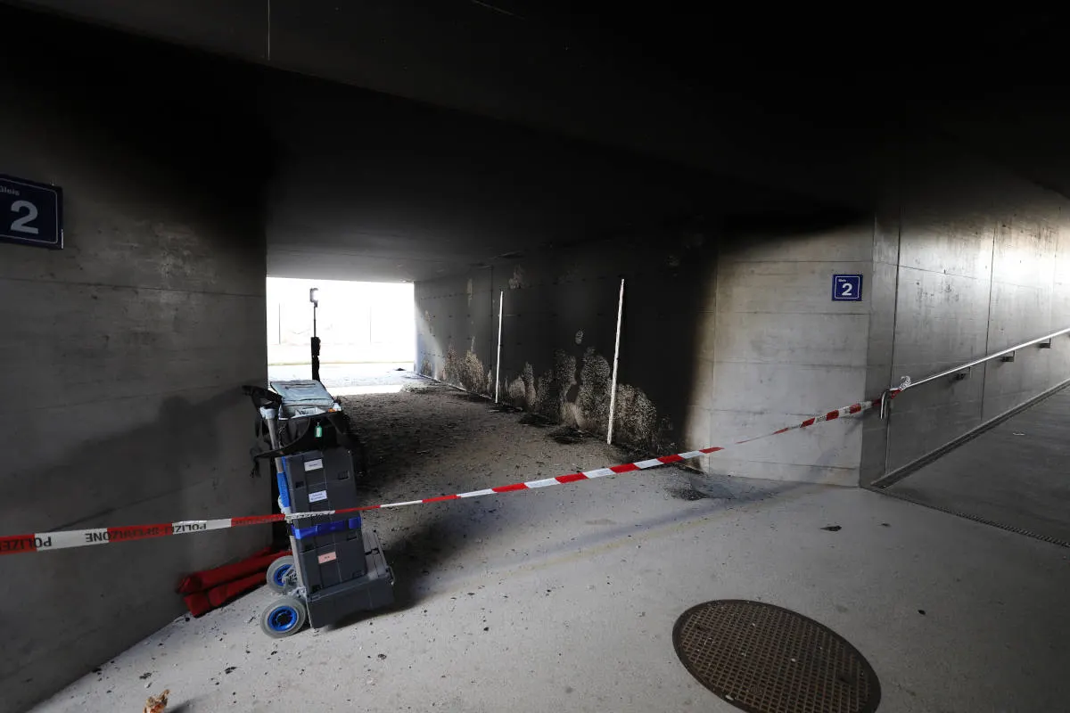 Stadt Glarus – Brandstiftung beim Bahnhof 