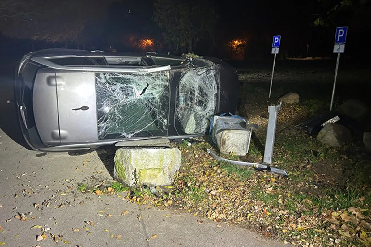Germersheim RP – Auto überschlägt sich nach Raserei