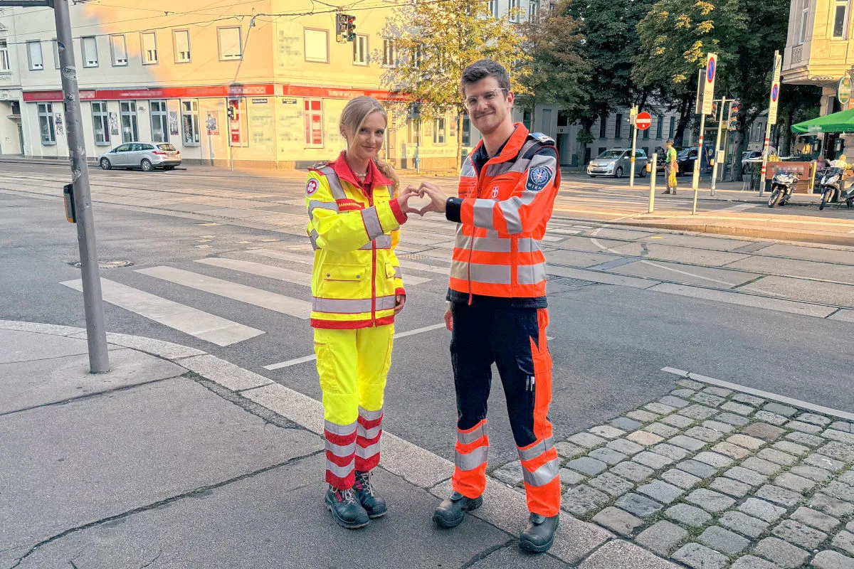 Wien-Penzing – Sanitäter retten Mann nach Herzstillstand