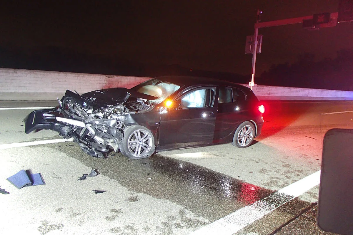 A3 Brugg AG – Mit überhöhter Geschwindigkeit und unter Alkoholeinfluss Unfall verursacht