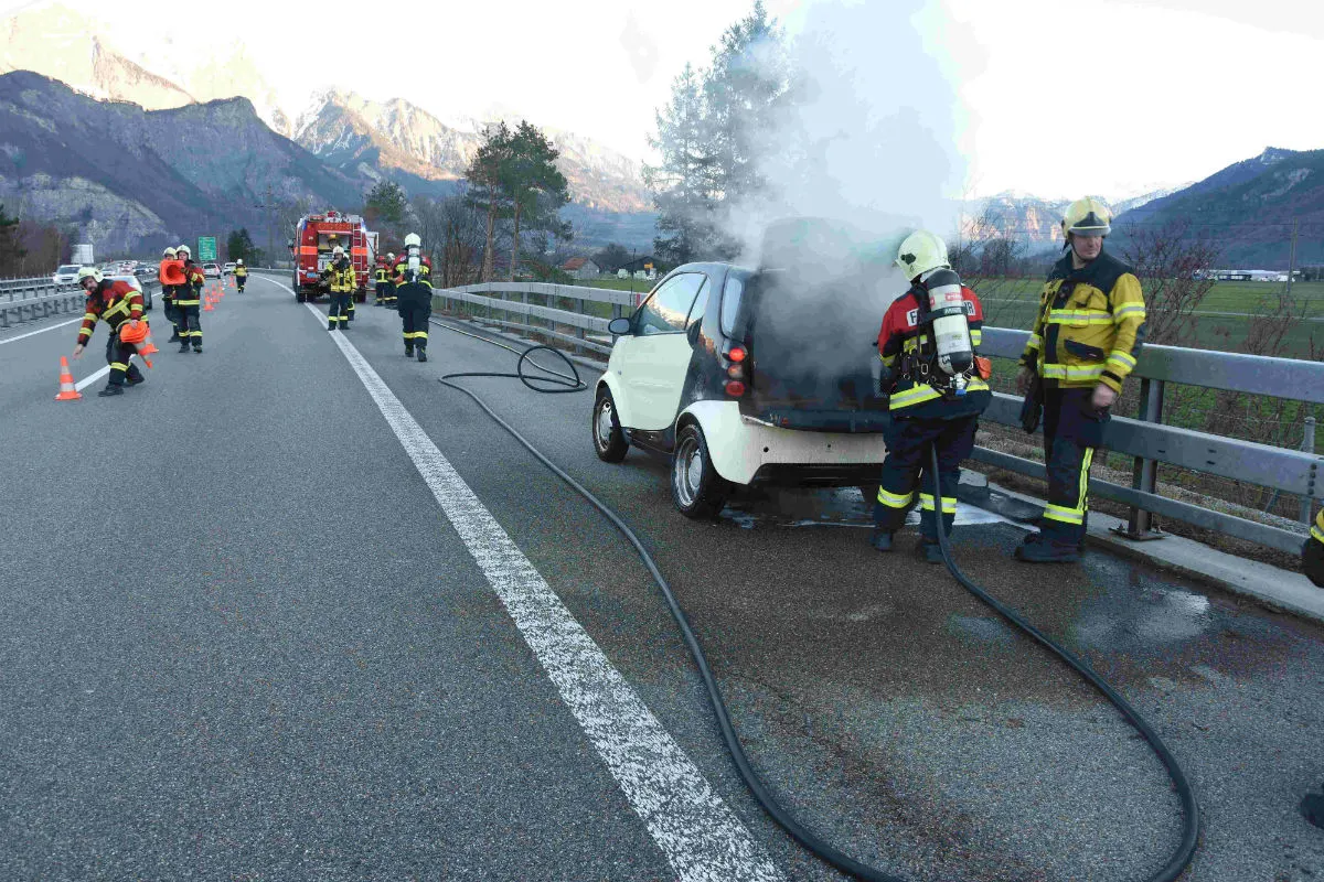 Mels SG - Auto fängt Feuer