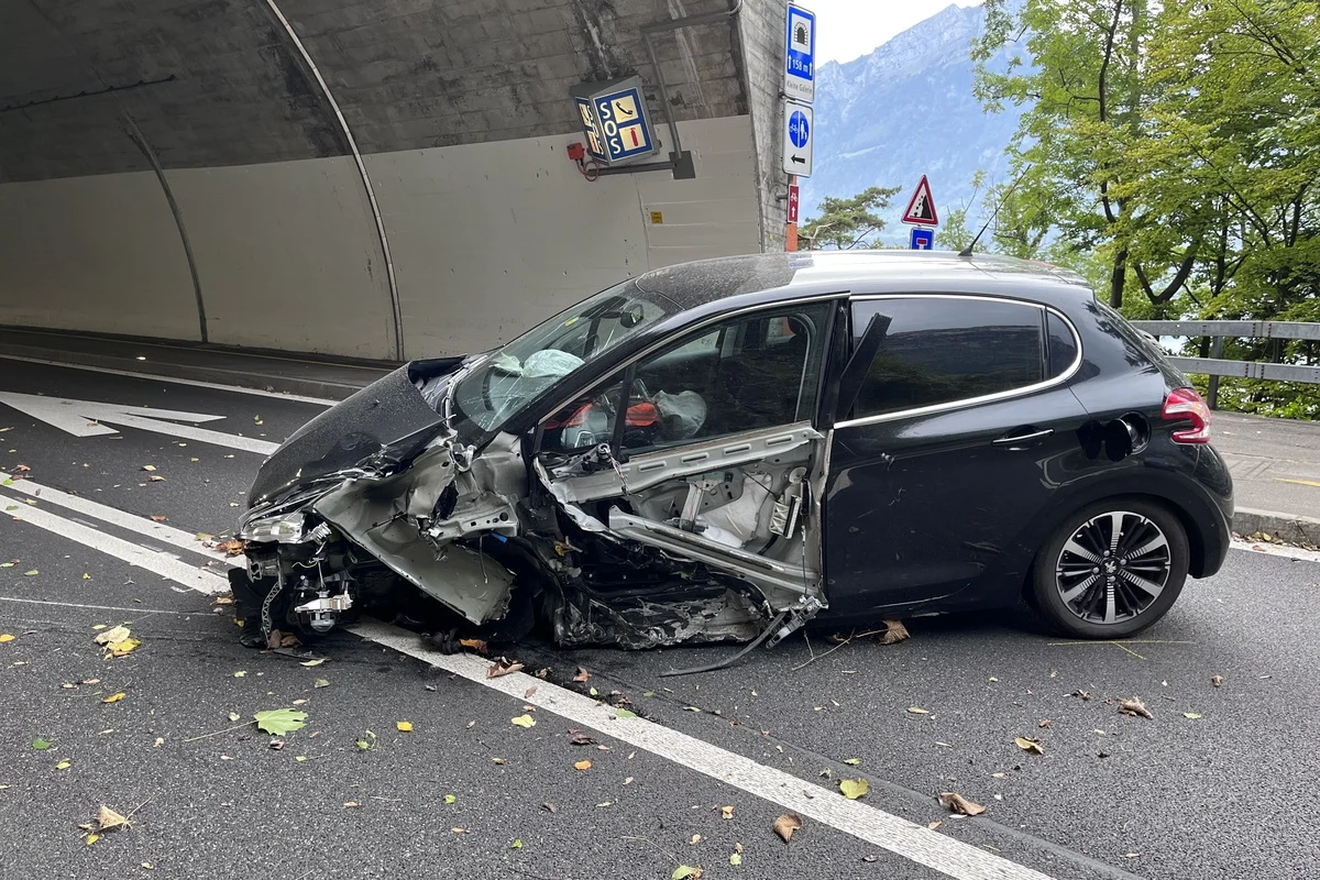 Sisikon UR - Unfall im Kleine Galerie-Tunnel