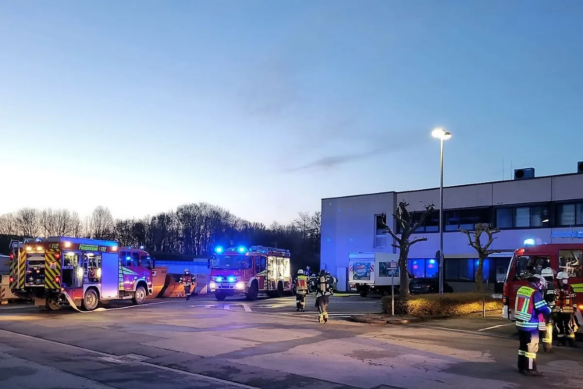 Werne -  Brand im Christophorus-Krankenhaus!